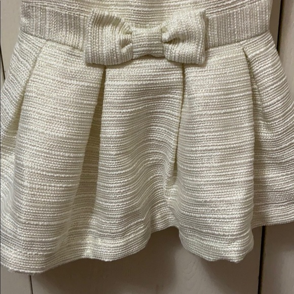 The Children’s Place Cream and Gold Striped Dress - Picture 3 of 5